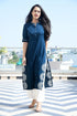AAHELI SAPPHIRE KURTA & SHARARA SET AAHELI SAPPHIRE KURTA & SHARARA SET
